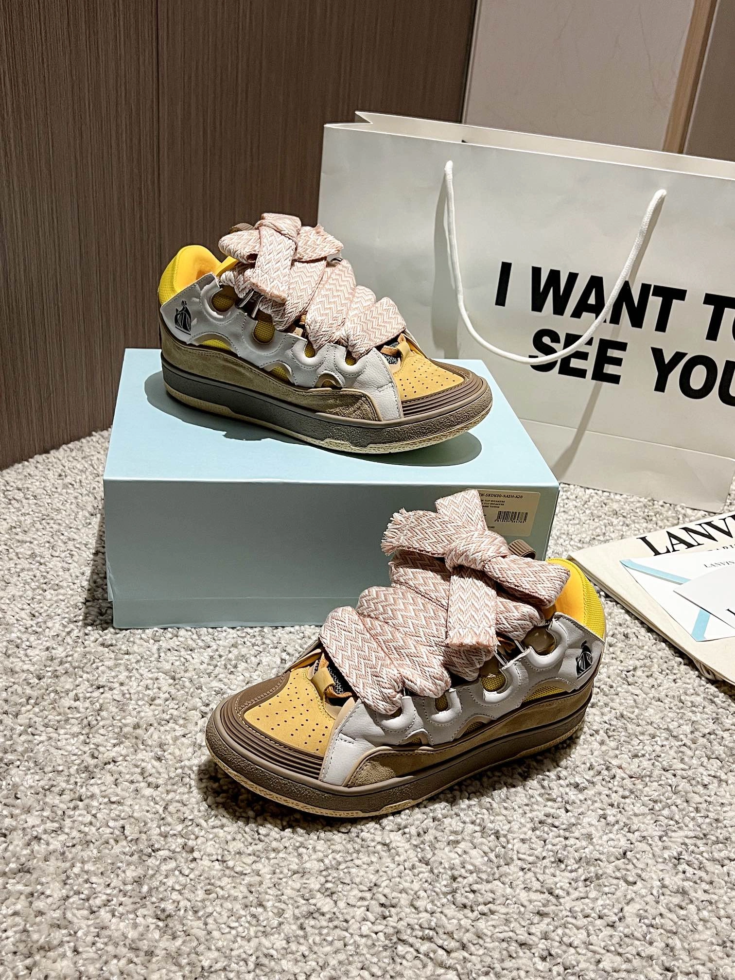 Men Women L*ANVIN Top Sneaker CP230329- SmoothTexture 7085