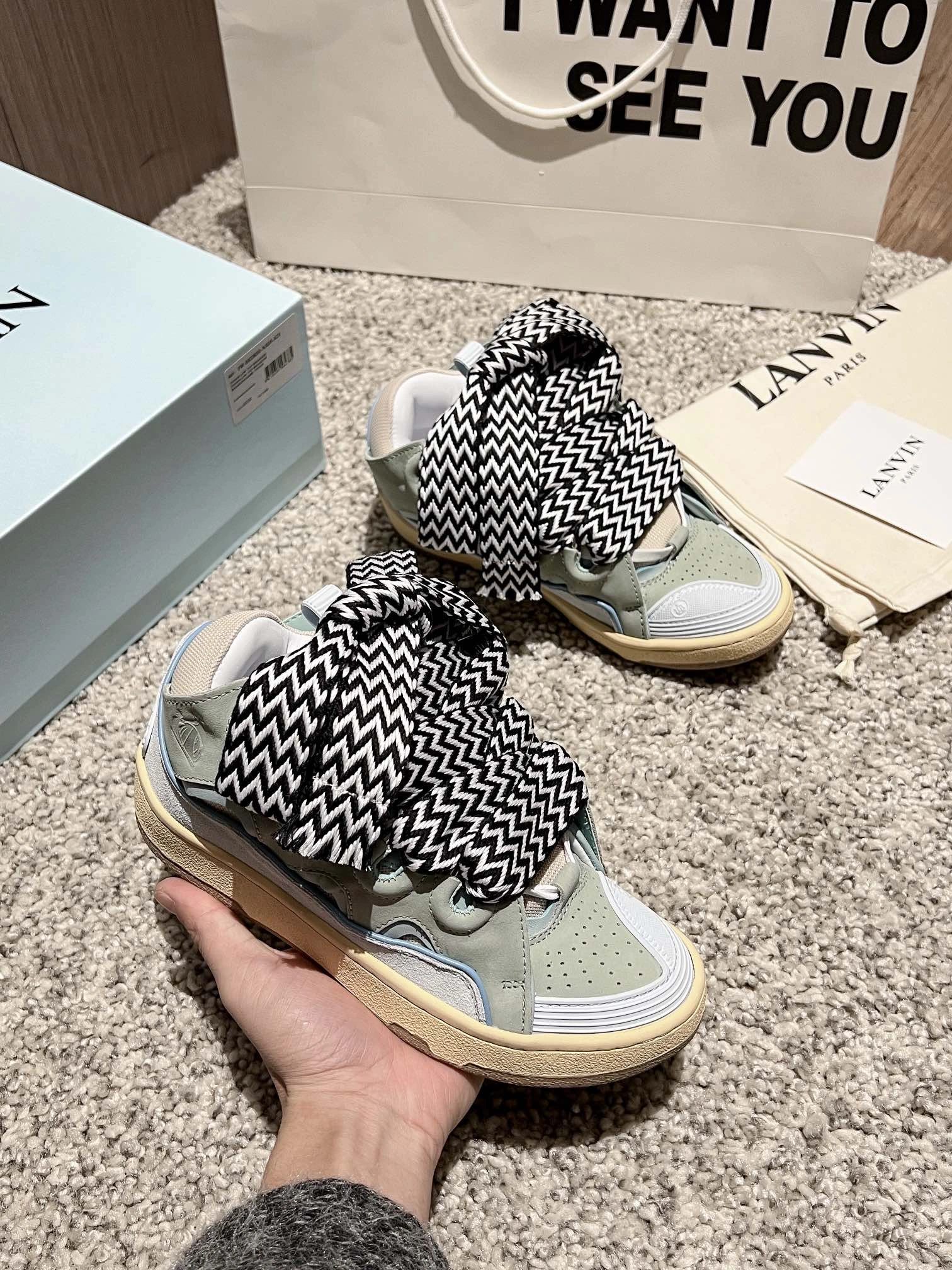 Trendsetting Men Women L*ANVIN Top Sneaker CP230329- 7084