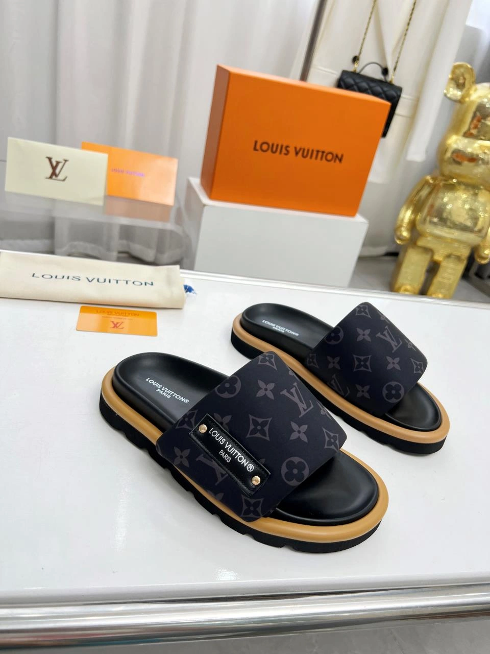 Men Women L*ouis V*uitton Top Sandals CP 20230609- WaterResistant 3953