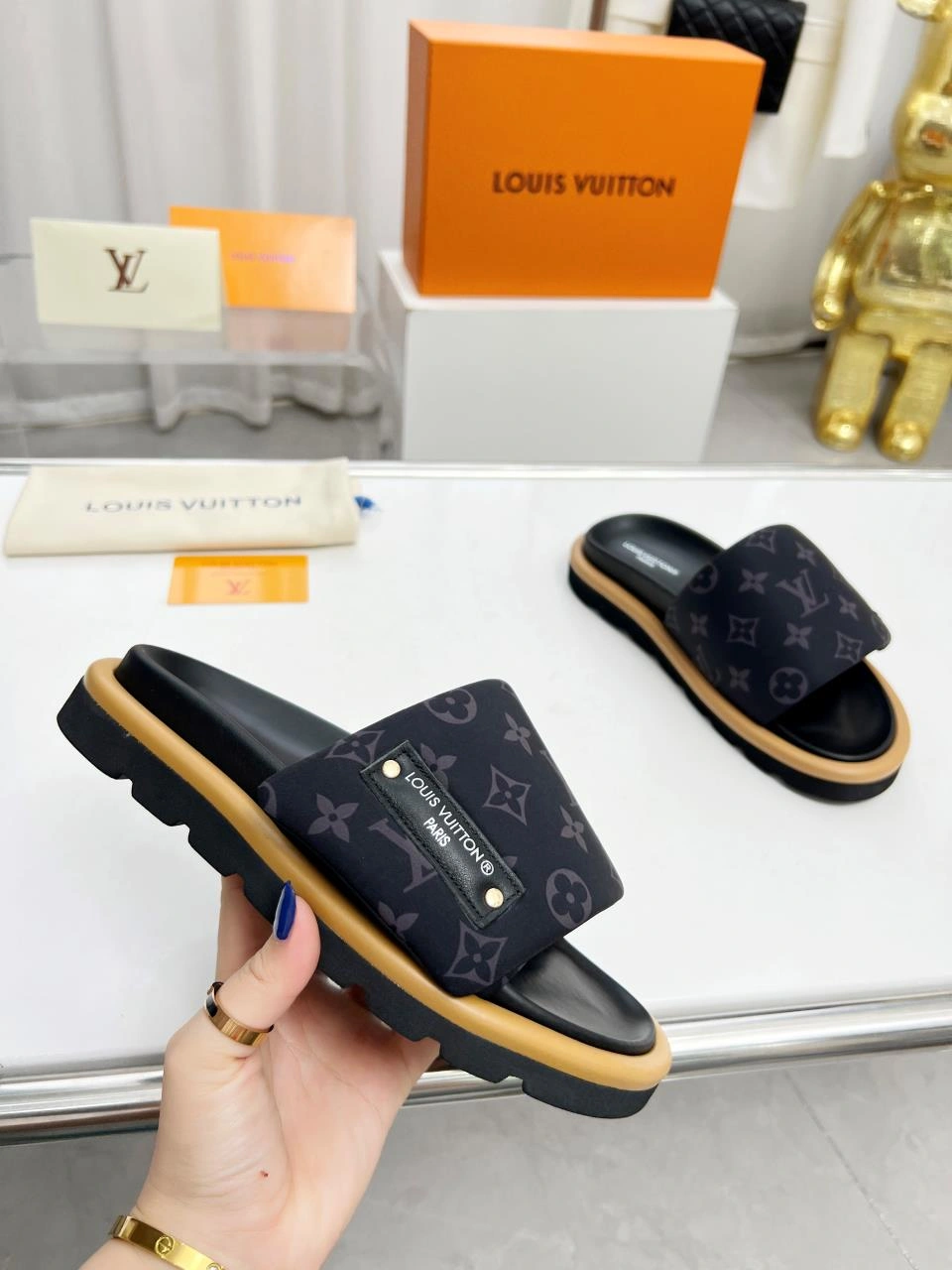 Men Women L*ouis V*uitton Top Sandals CP 20230609- WaterResistant 3953