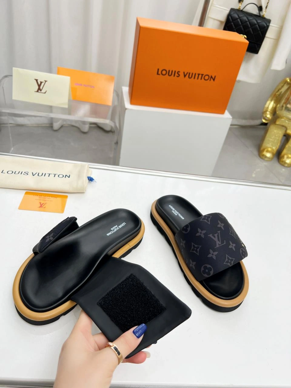 Men Women L*ouis V*uitton Top Sandals CP 20230609- WaterResistant 3953