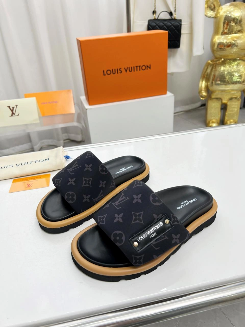 Men Women L*ouis V*uitton Top Sandals CP 20230609- WaterResistant 3953