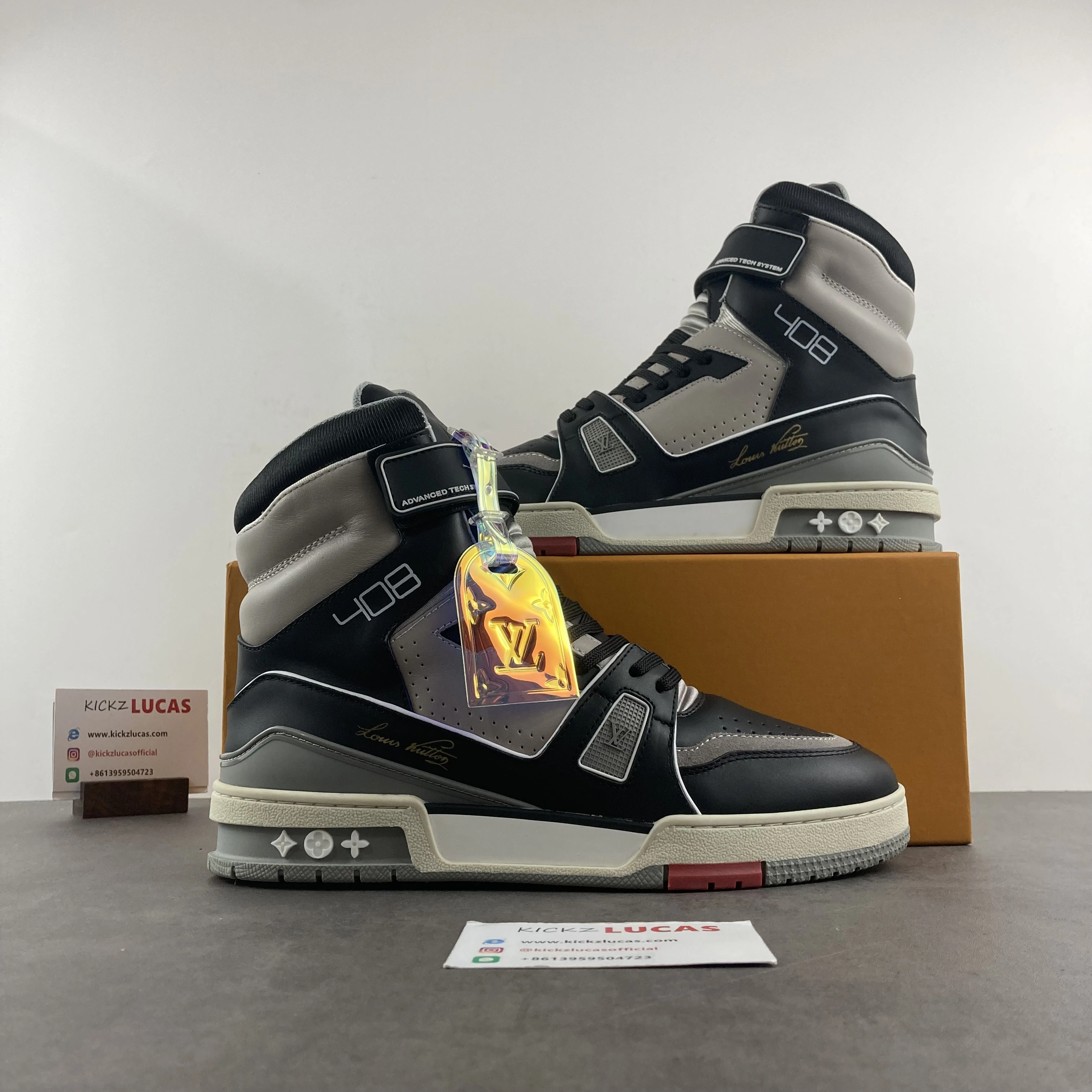 Men Women L*ouis V*uitton Top Sneaker High RR20231009- Vibrant 3924