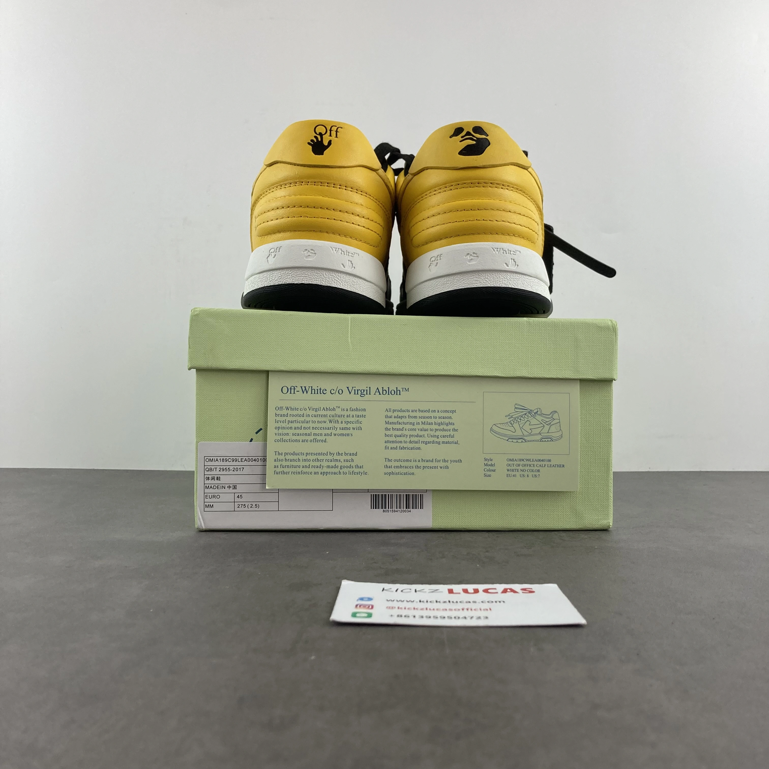 ComfortFit Men Women O*ff W*hite Out Of Office Sneakers Low Tops CP 20230608- 5507