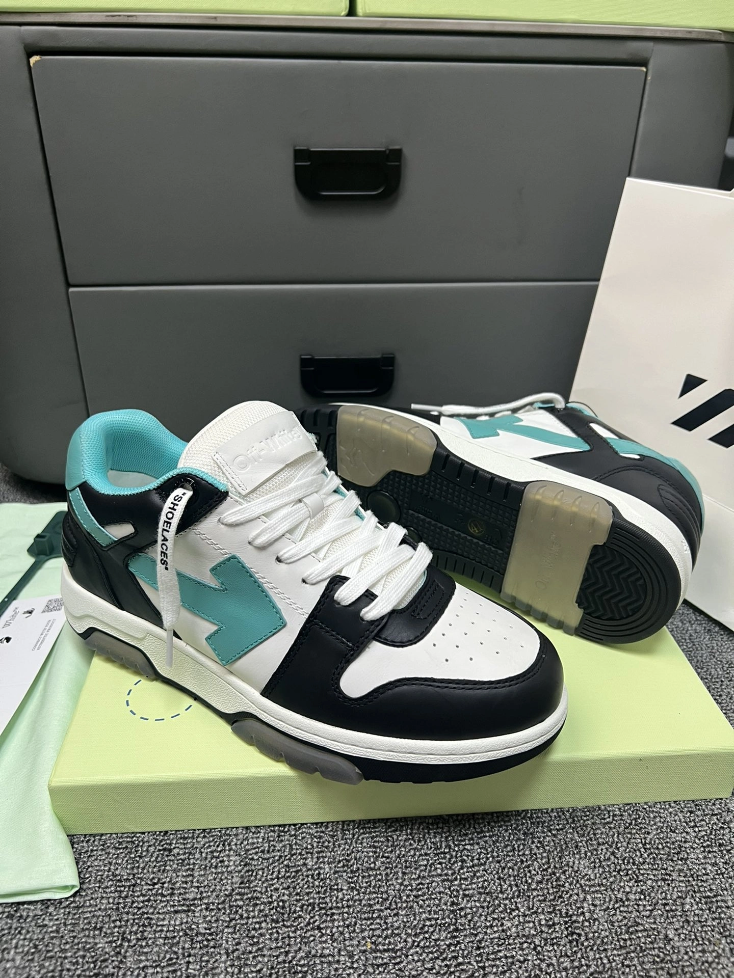 OnTrend Men Women O*ff W*hite Out Of Office Sneakers Low Tops CP 20230609- 5503