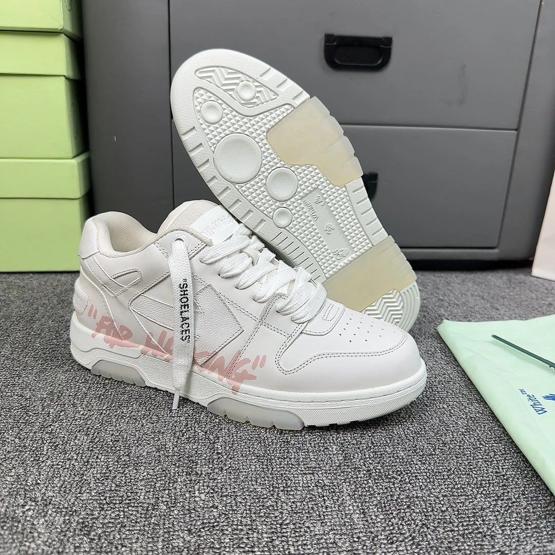 Men Women O*ff W*hite Out Of Office Sneakers Low Tops CP 20230609- Sleek 5500