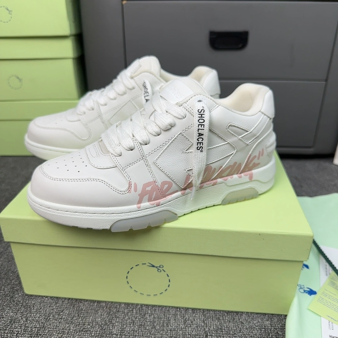 Men Women O*ff W*hite Out Of Office Sneakers Low Tops CP 20230609- Sleek 5500