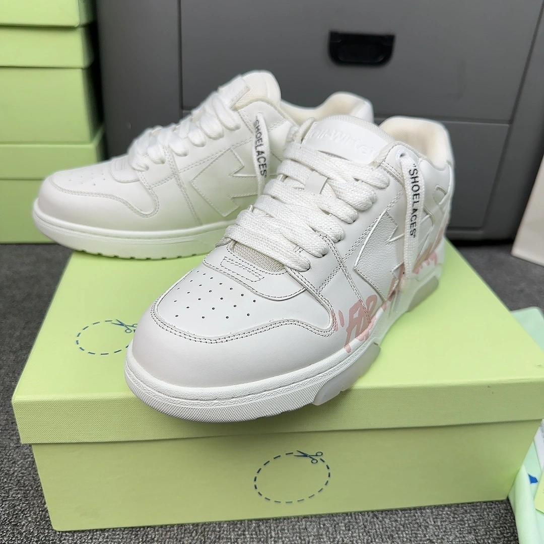 Men Women O*ff W*hite Out Of Office Sneakers Low Tops CP 20230609- Sleek 5500