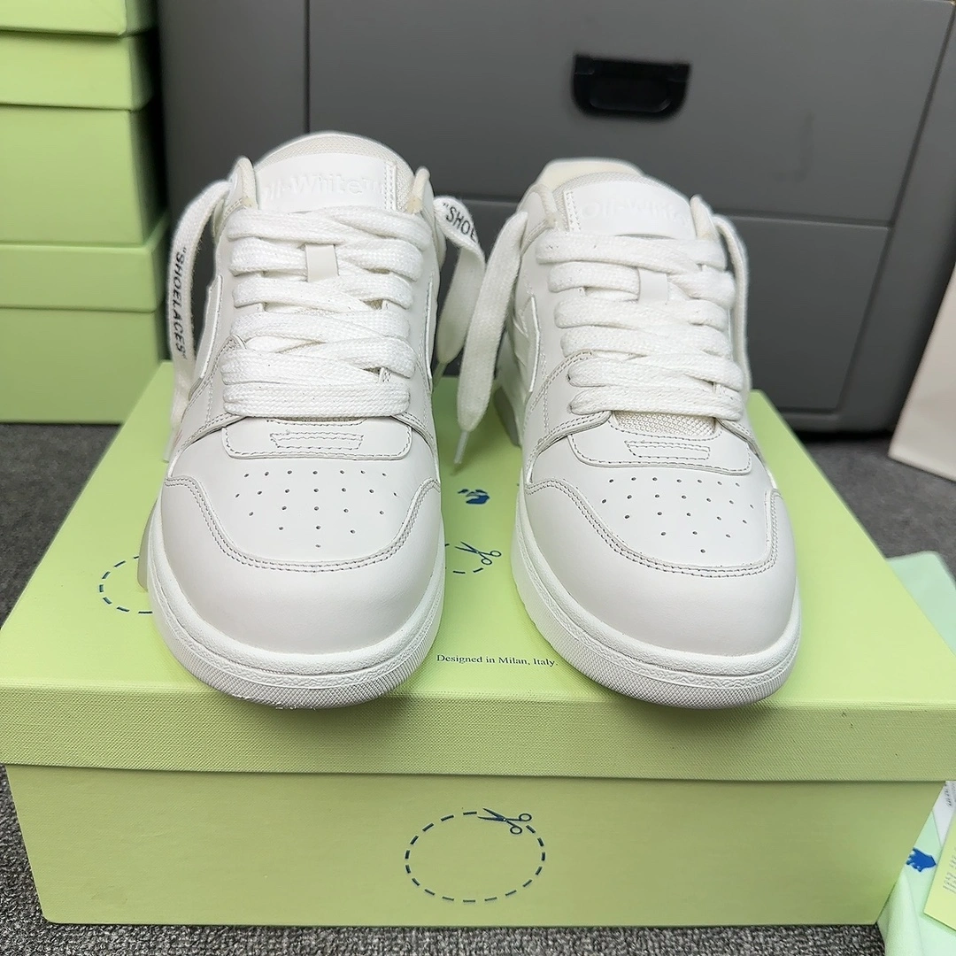 Men Women O*ff W*hite Out Of Office Sneakers Low Tops CP 20230609- Sleek 5500