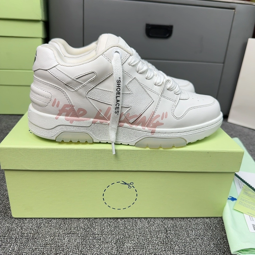 Men Women O*ff W*hite Out Of Office Sneakers Low Tops CP 20230609- Sleek 5500