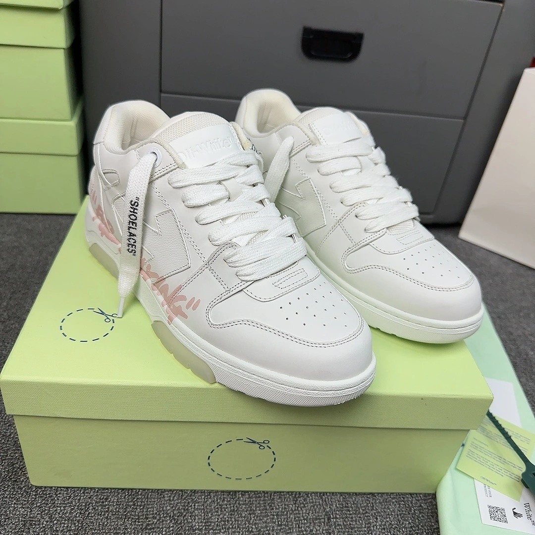 Men Women O*ff W*hite Out Of Office Sneakers Low Tops CP 20230609- Sleek 5500