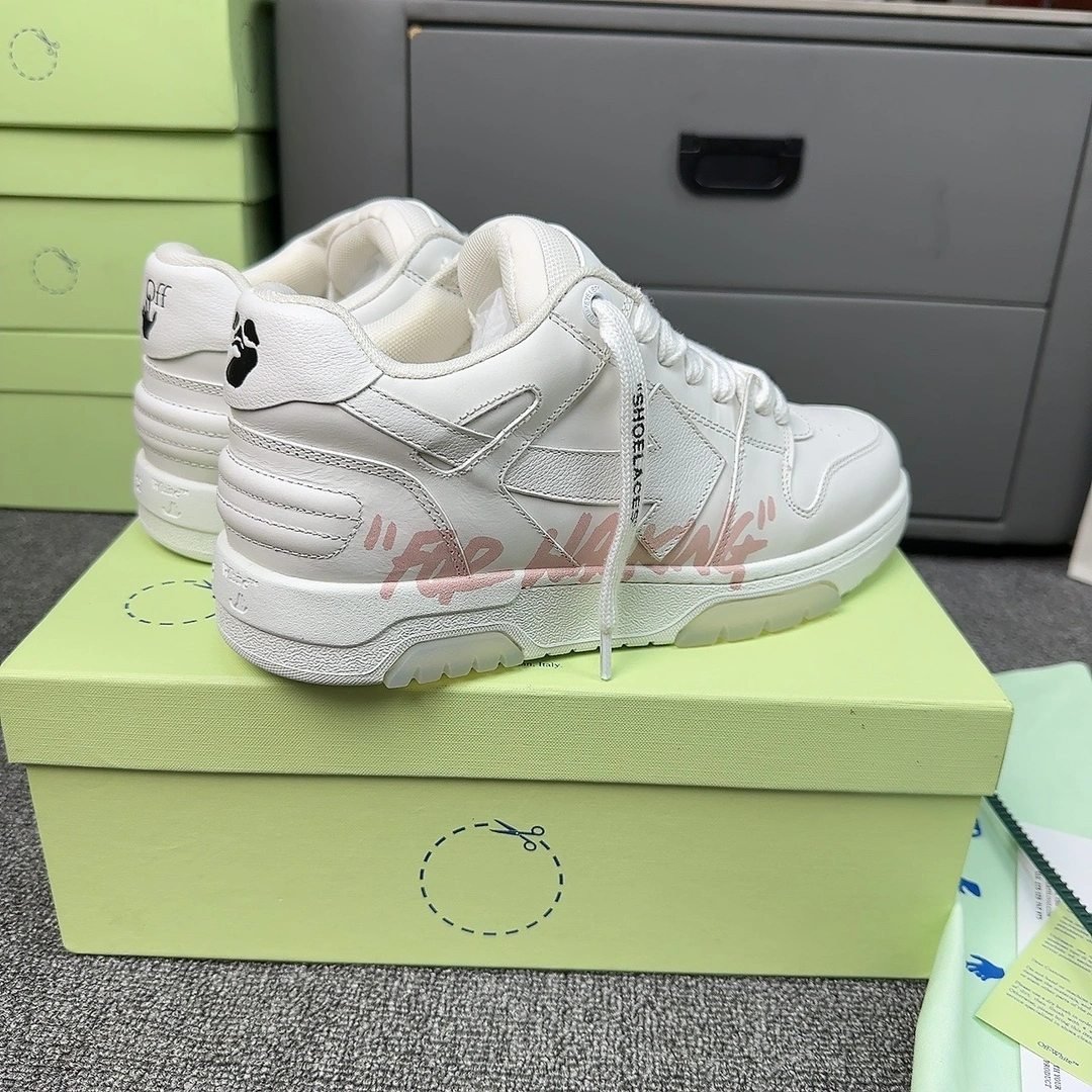 Men Women O*ff W*hite Out Of Office Sneakers Low Tops CP 20230609- Sleek 5500