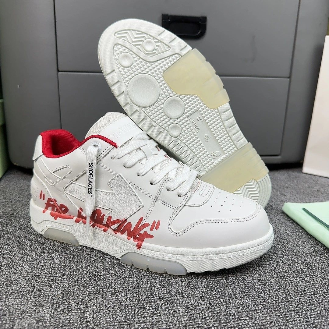 Men Women O*ff W*hite Out Of Office Sneakers Low Tops CP 20230609- FreshLook 5499