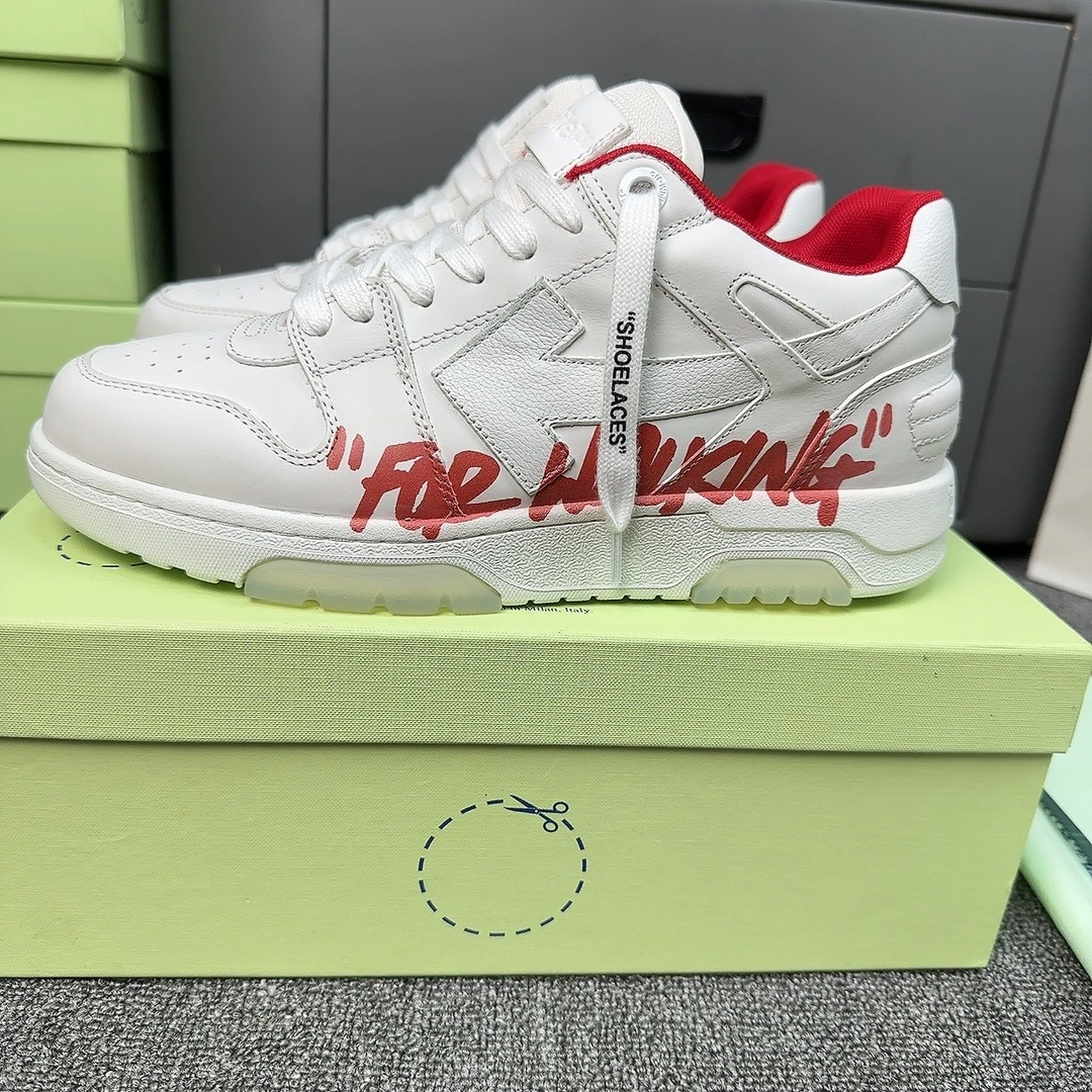 Men Women O*ff W*hite Out Of Office Sneakers Low Tops CP 20230609- FreshLook 5499