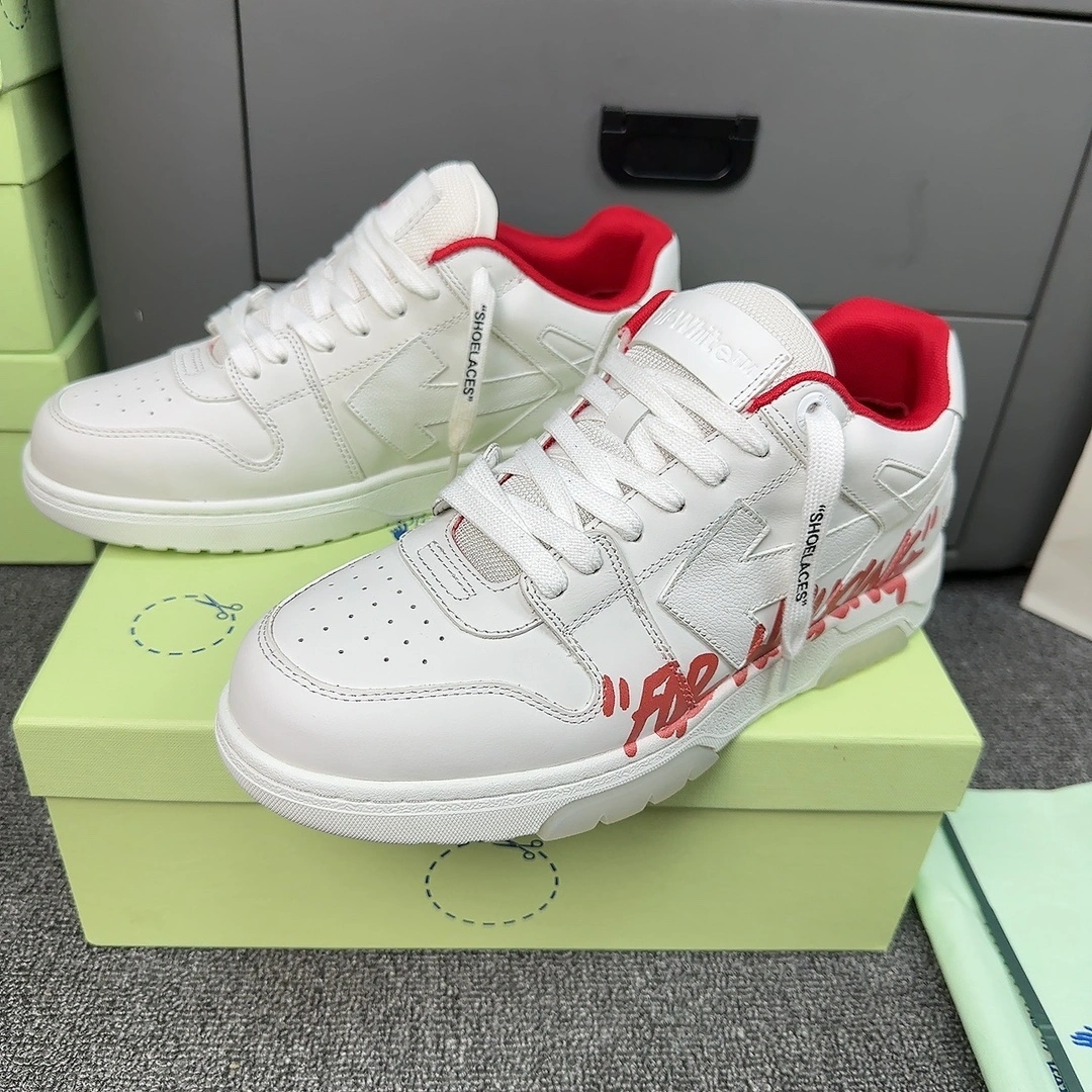 Men Women O*ff W*hite Out Of Office Sneakers Low Tops CP 20230609- FreshLook 5499
