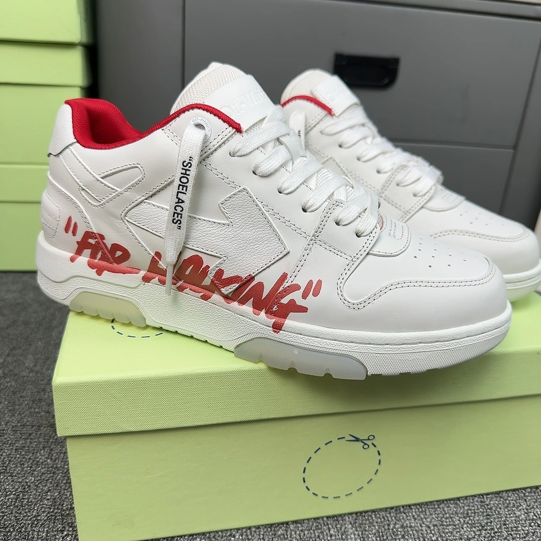Men Women O*ff W*hite Out Of Office Sneakers Low Tops CP 20230609- FreshLook 5499