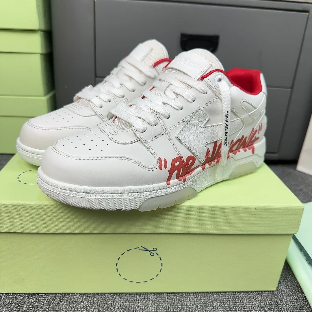 Men Women O*ff W*hite Out Of Office Sneakers Low Tops CP 20230609- FreshLook 5499