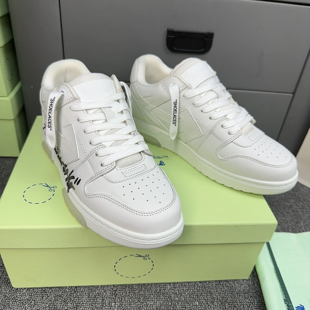 SmoothTexture Men Women O*ff W*hite Out Of Office Sneakers Low Tops CP 20230609- 5498