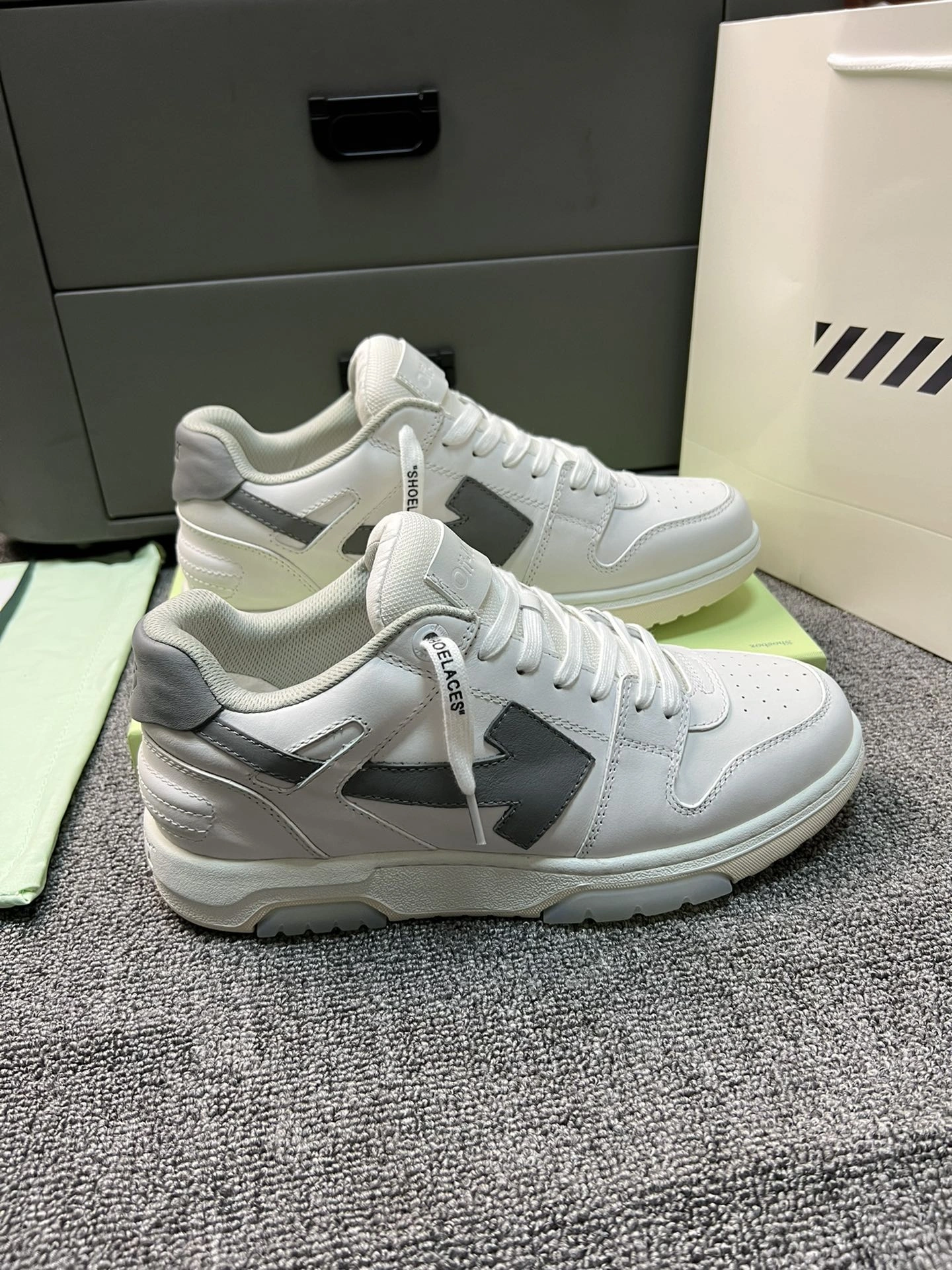 Reliable Men Women O*ff W*hite Out Of Office Sneakers Low Tops CP 20230612- 5497