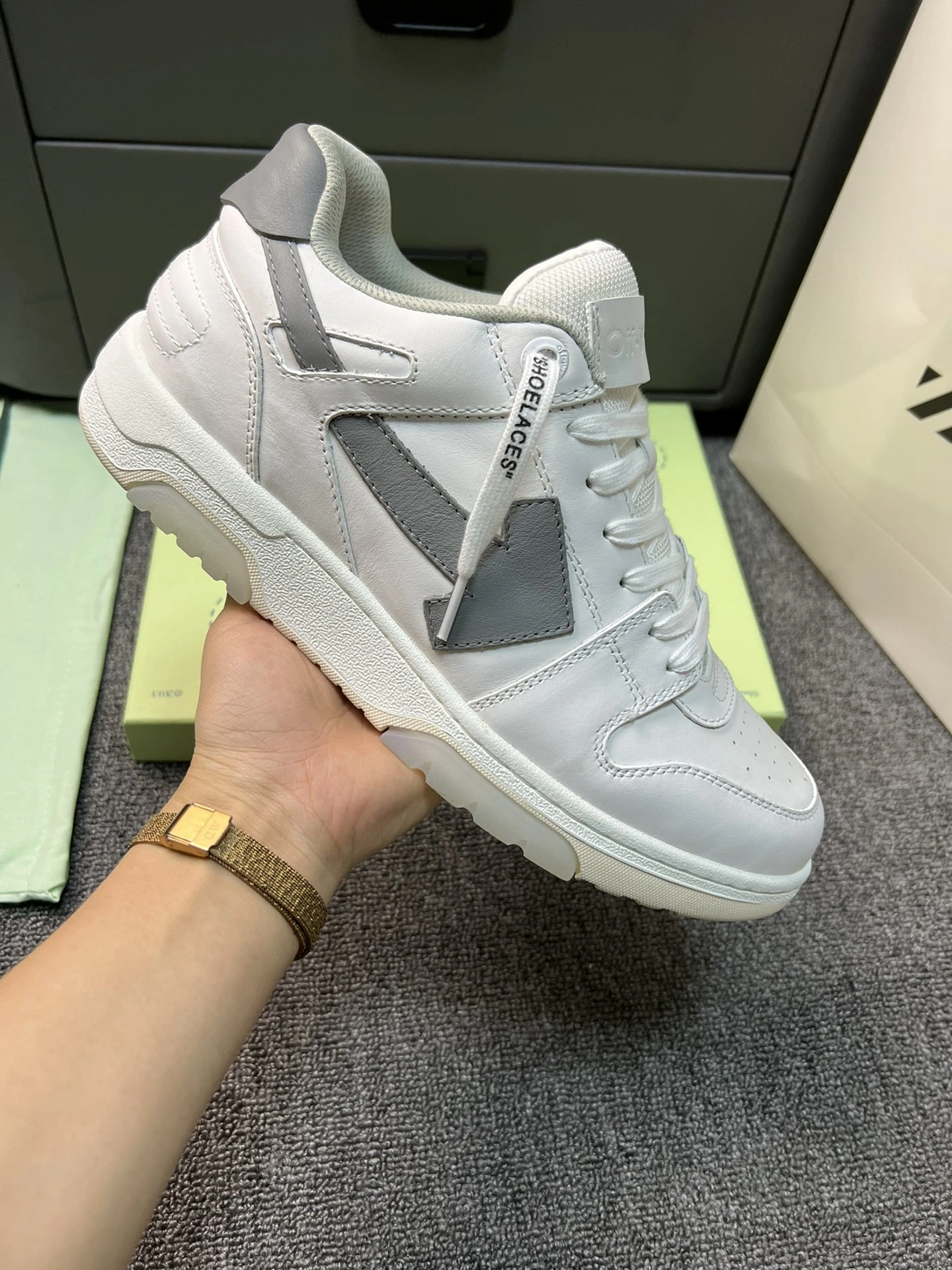 Reliable Men Women O*ff W*hite Out Of Office Sneakers Low Tops CP 20230612- 5497