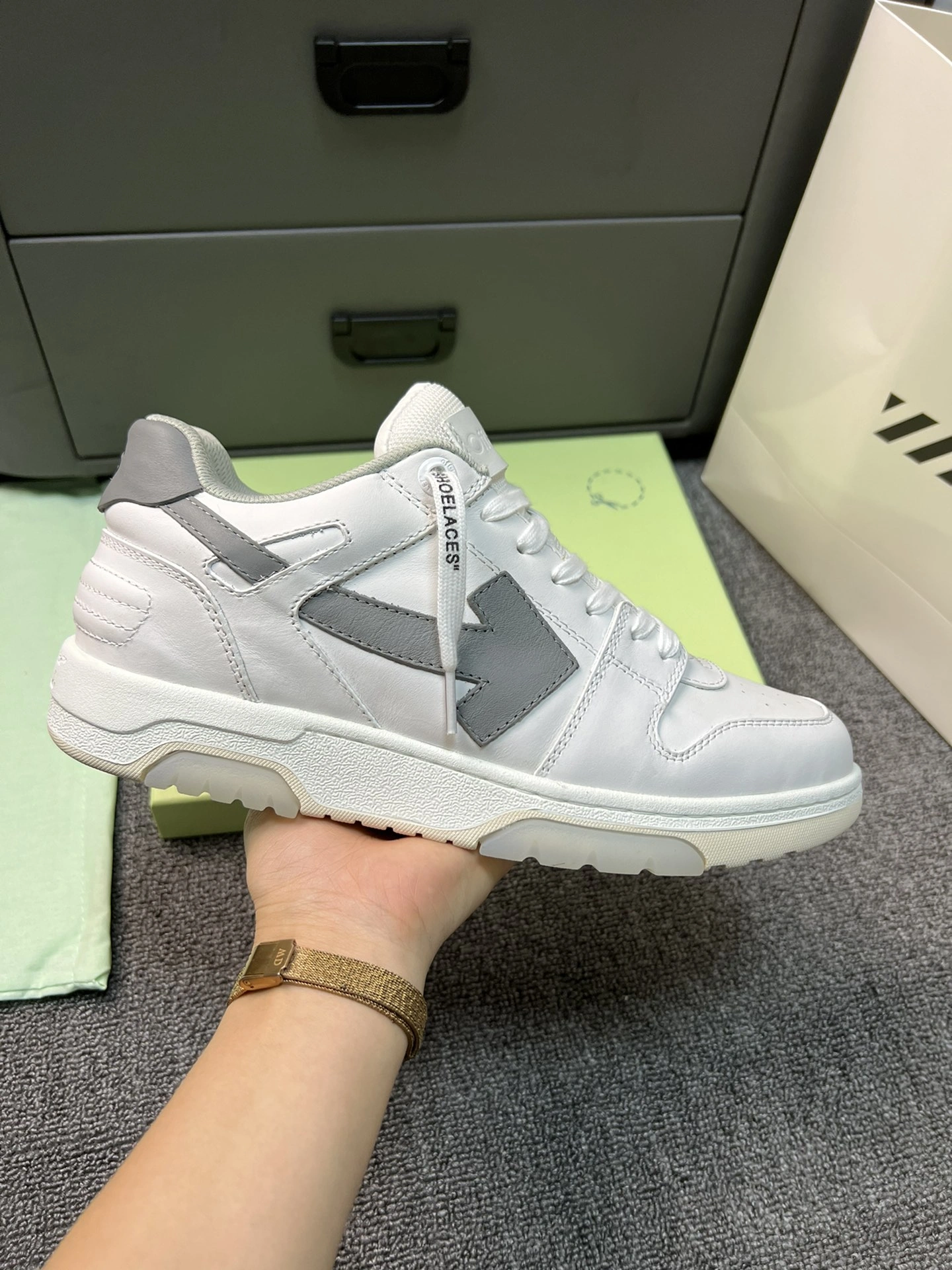 Reliable Men Women O*ff W*hite Out Of Office Sneakers Low Tops CP 20230612- 5497