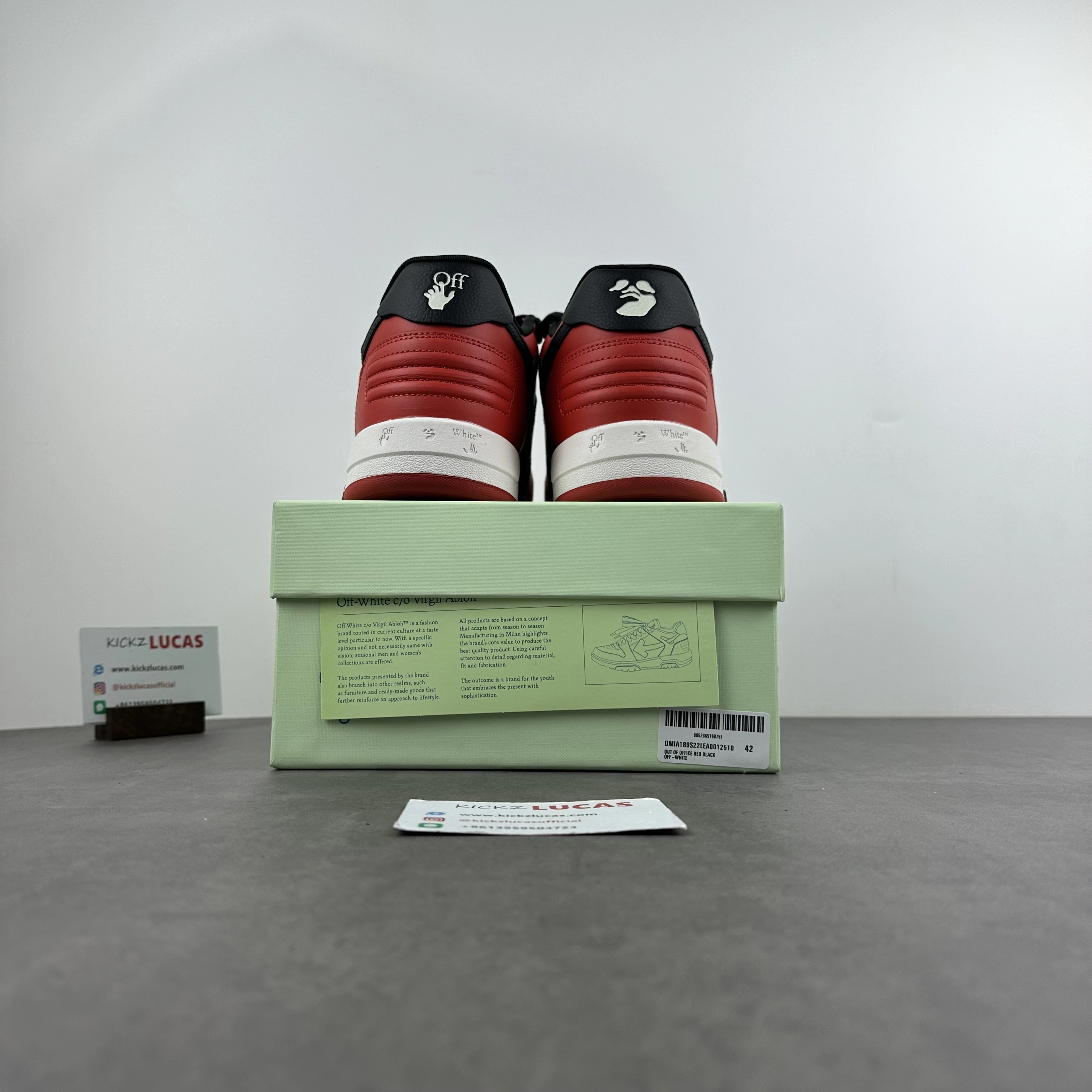 ZipUp Men Women O*ff W*hite Out Of Office Sneakers Low Tops MK 20230619 - 5490
