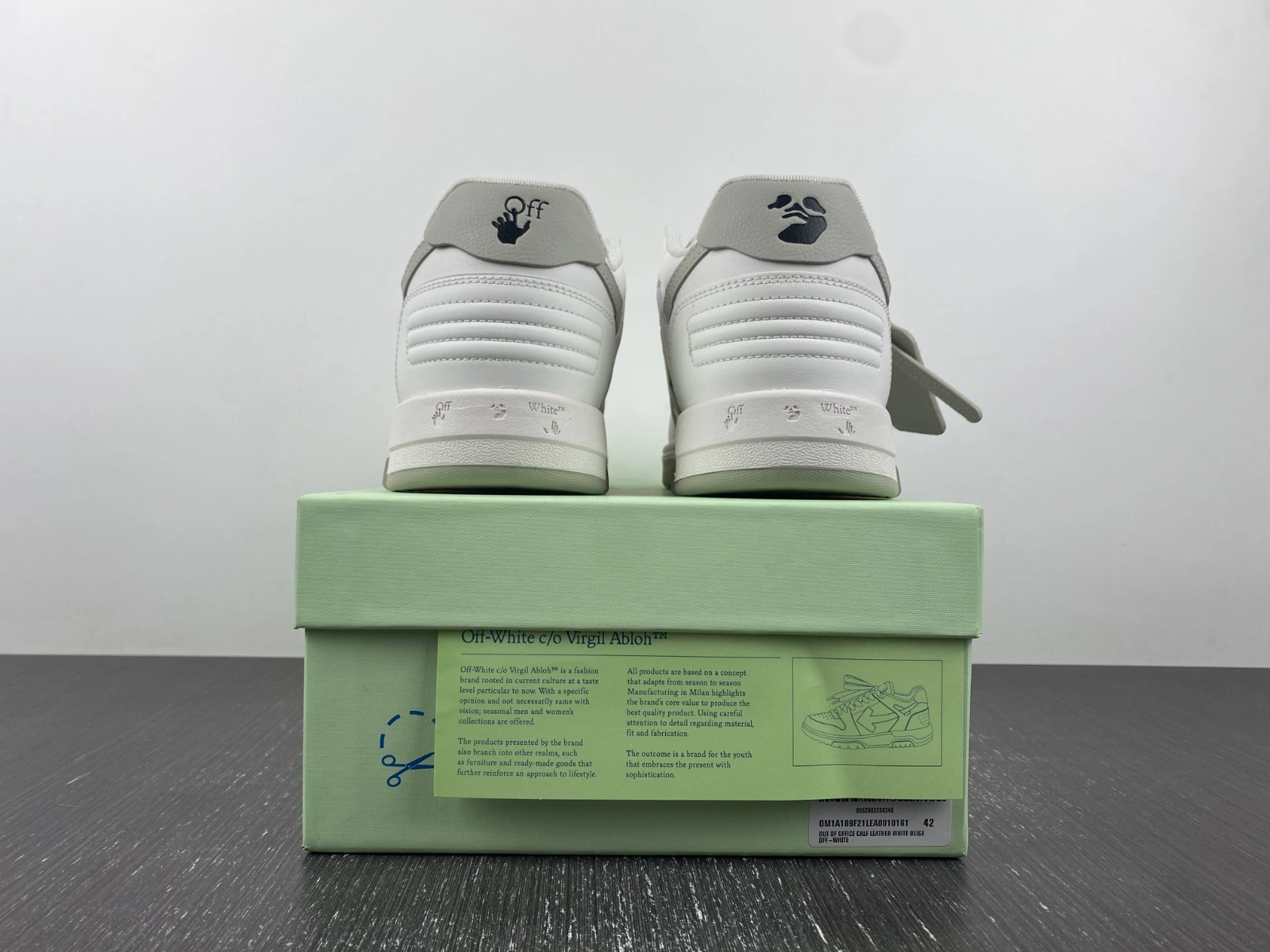Men Women O*ff W*hite Out Of Office Sneakers Low Tops MK 20230724- Sustainable 5479
