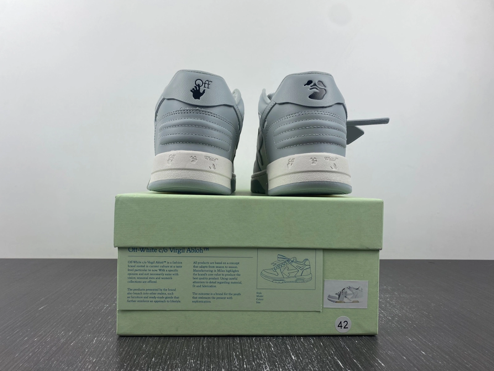 Men Women O*ff W*hite Out Of Office Sneakers Low Tops MK 20230724- Affordable 5476