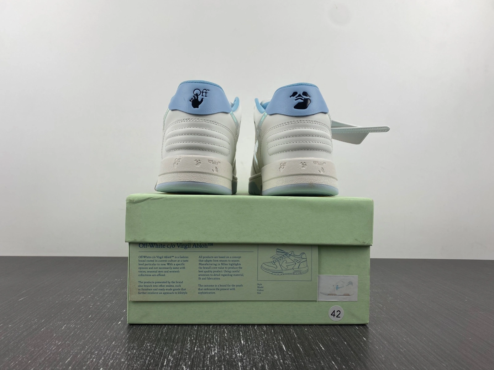 Supportive Men Women O*ff W*hite Out Of Office Sneakers Low Tops MK 20230905- 5474