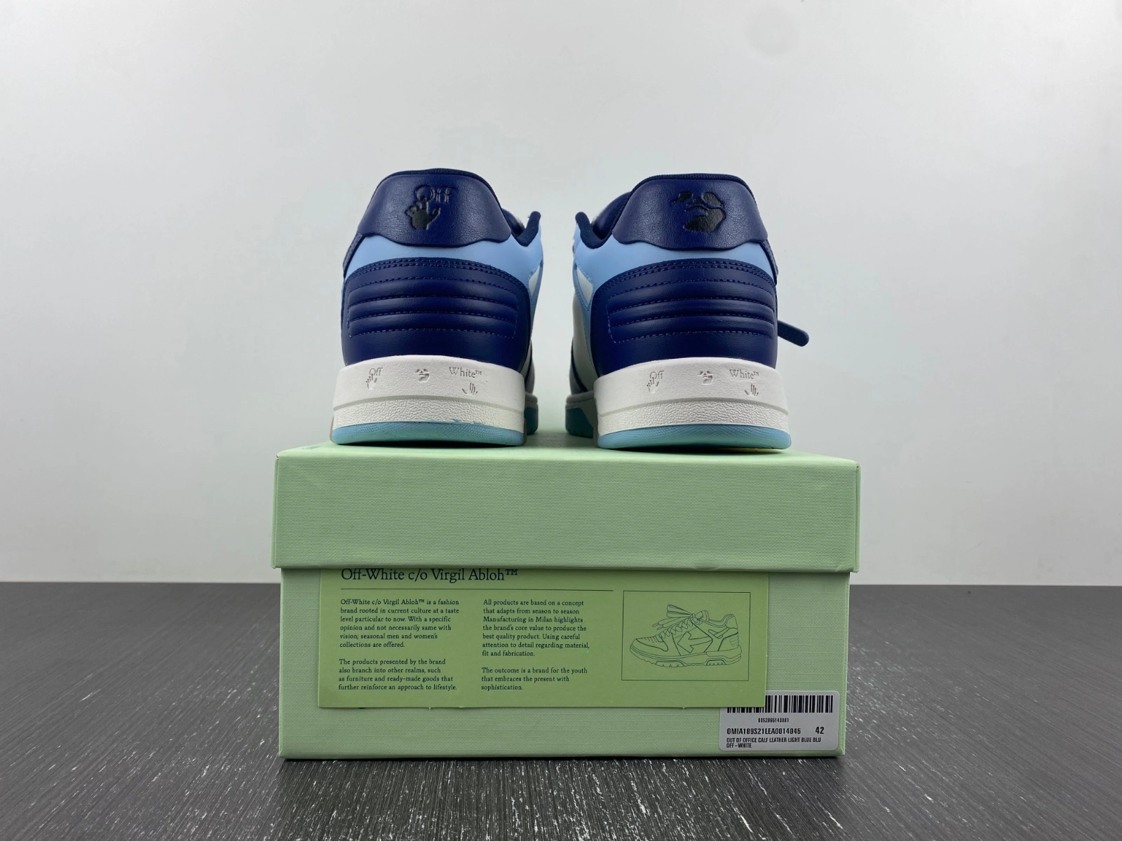 ComfortFit Men Women O*ff W*hite Out Of Office Sneakers Low Tops MK 20230905- 5470