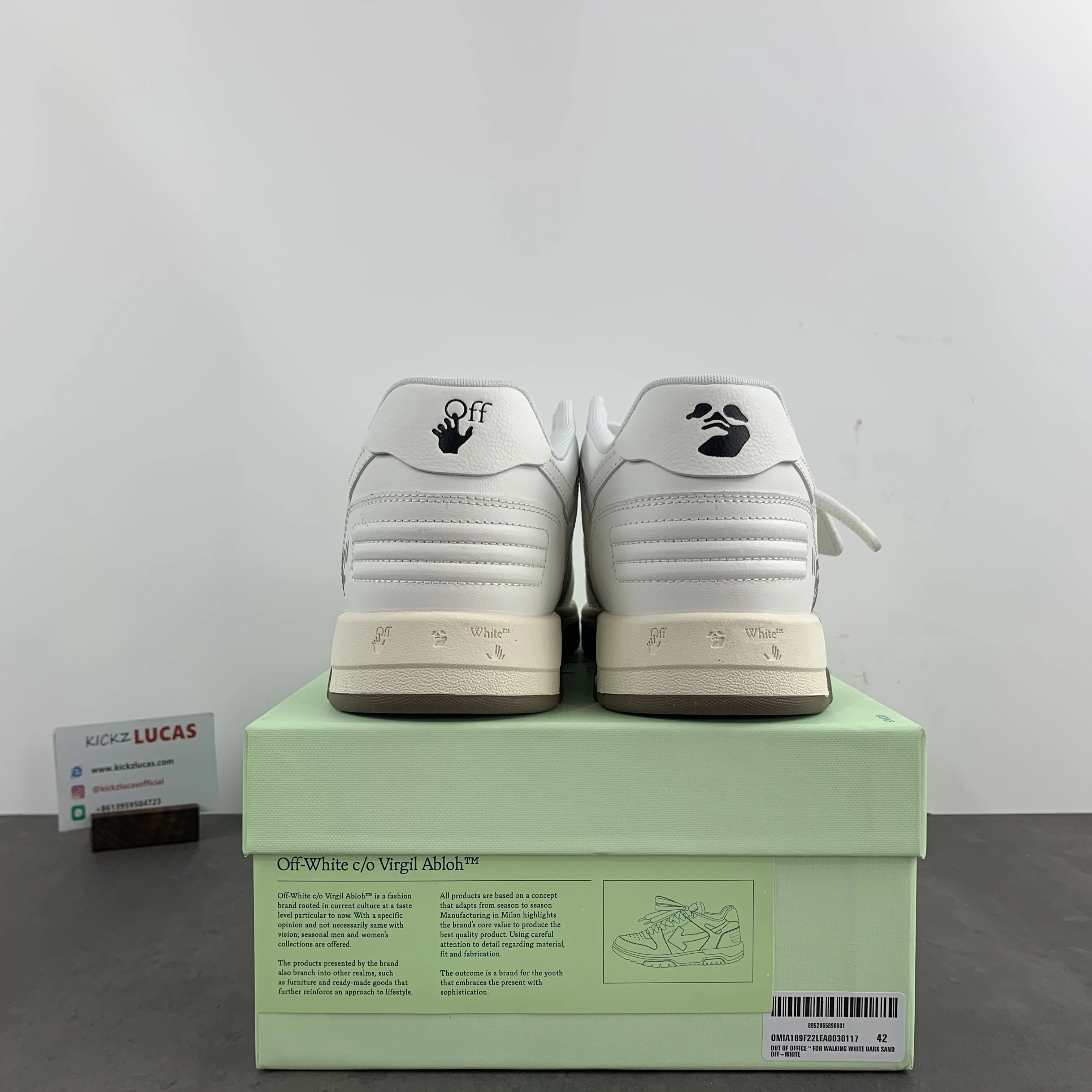 FashionForward Men Women O*ff W*hite Out Of Office Sneakers Low Tops MK 20230905- 5468