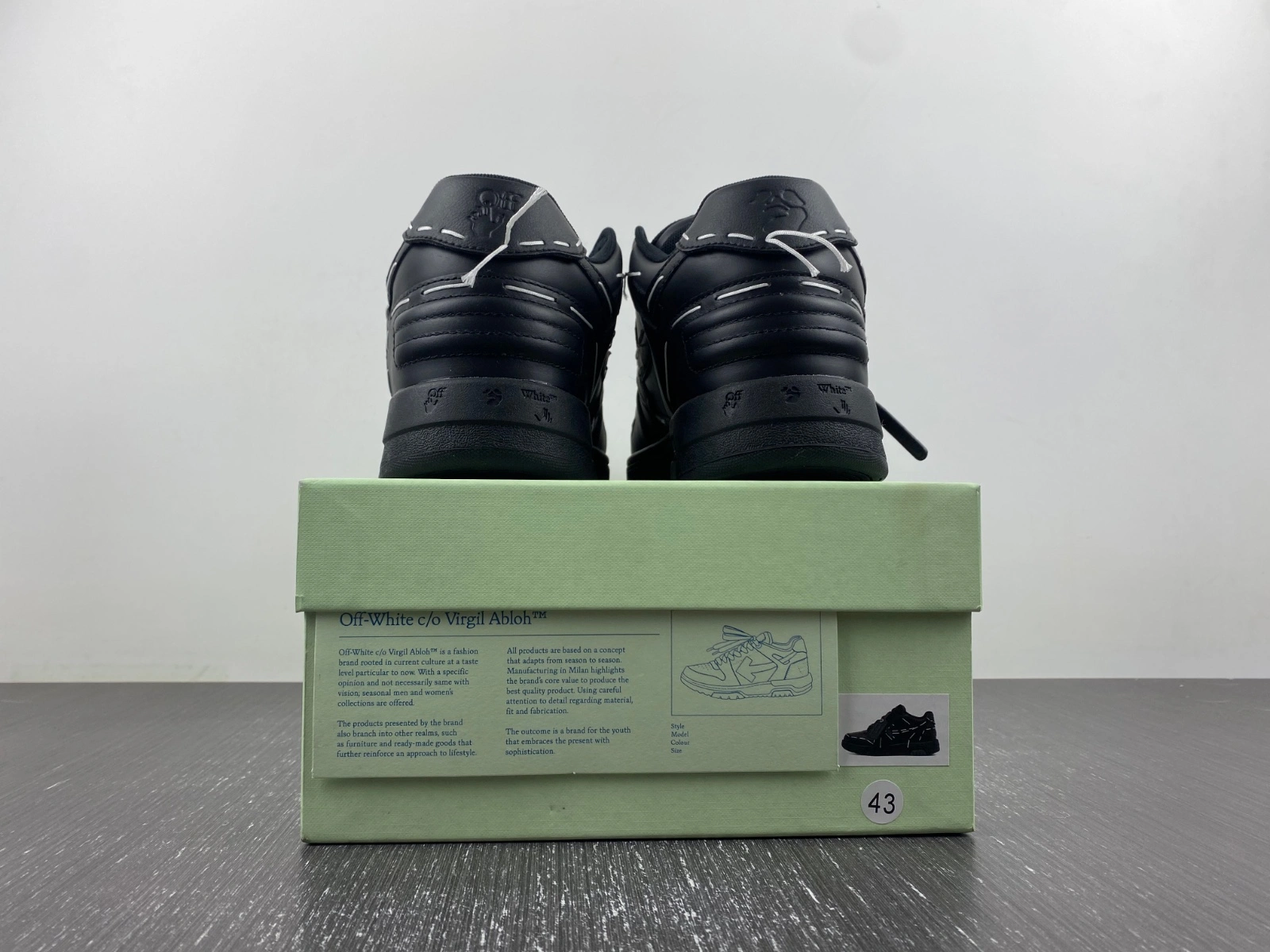 Men Women O*ff W*hite Out Of Office Sneakers Low Tops MK 20230908- FastDry 5463