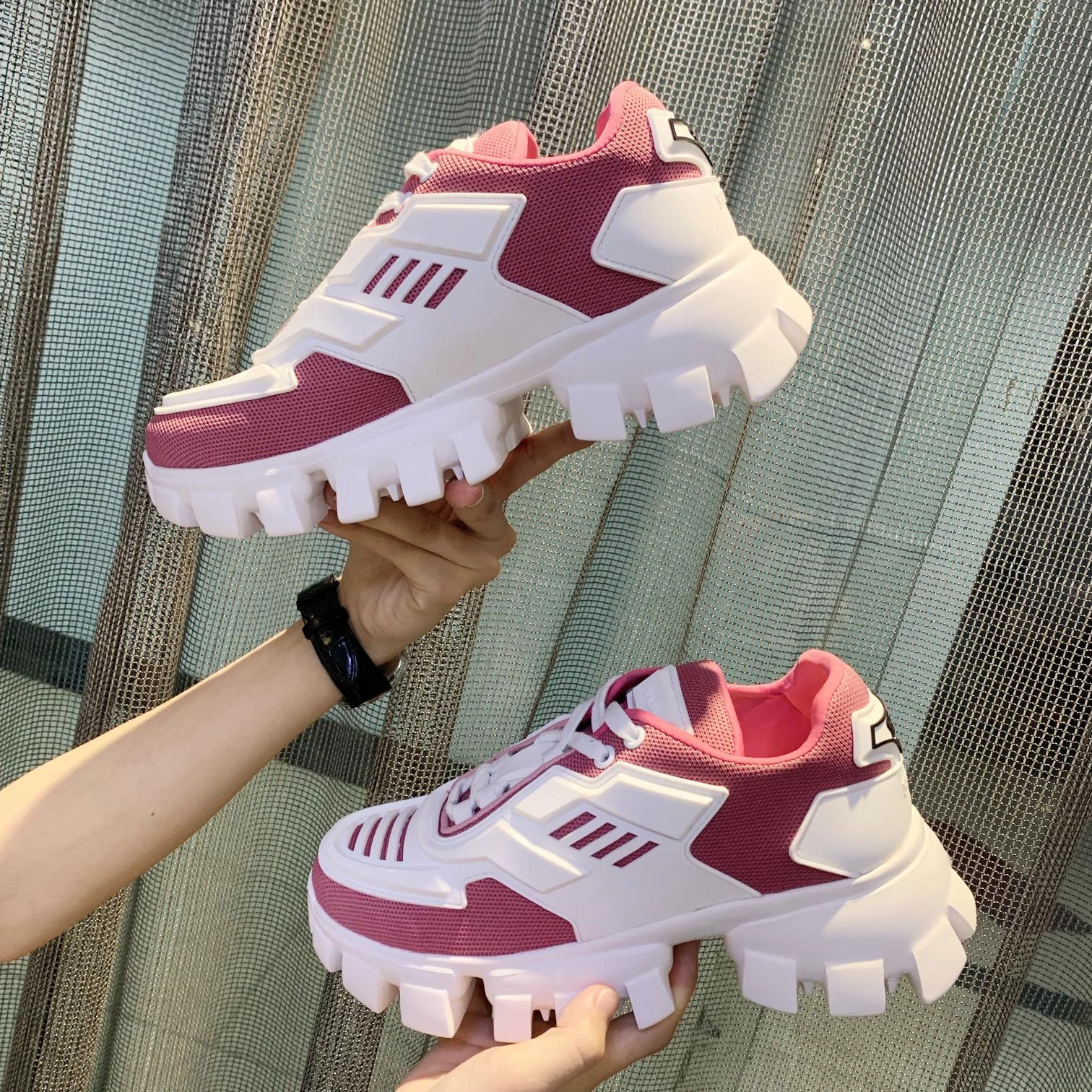 Durable Men Women P*rada Top Sneaker 6577