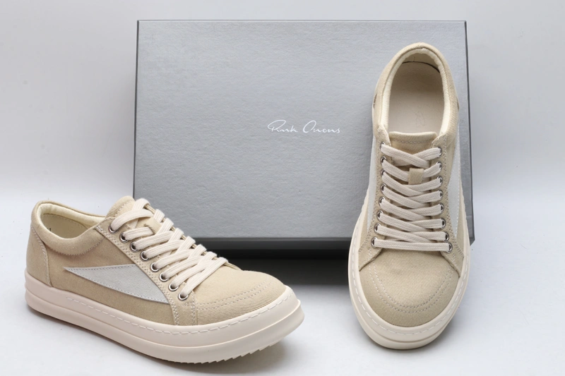 Men Women R*ick O*wens LOW Canvas Top Sneaker KK221230- OdorResistant 5399