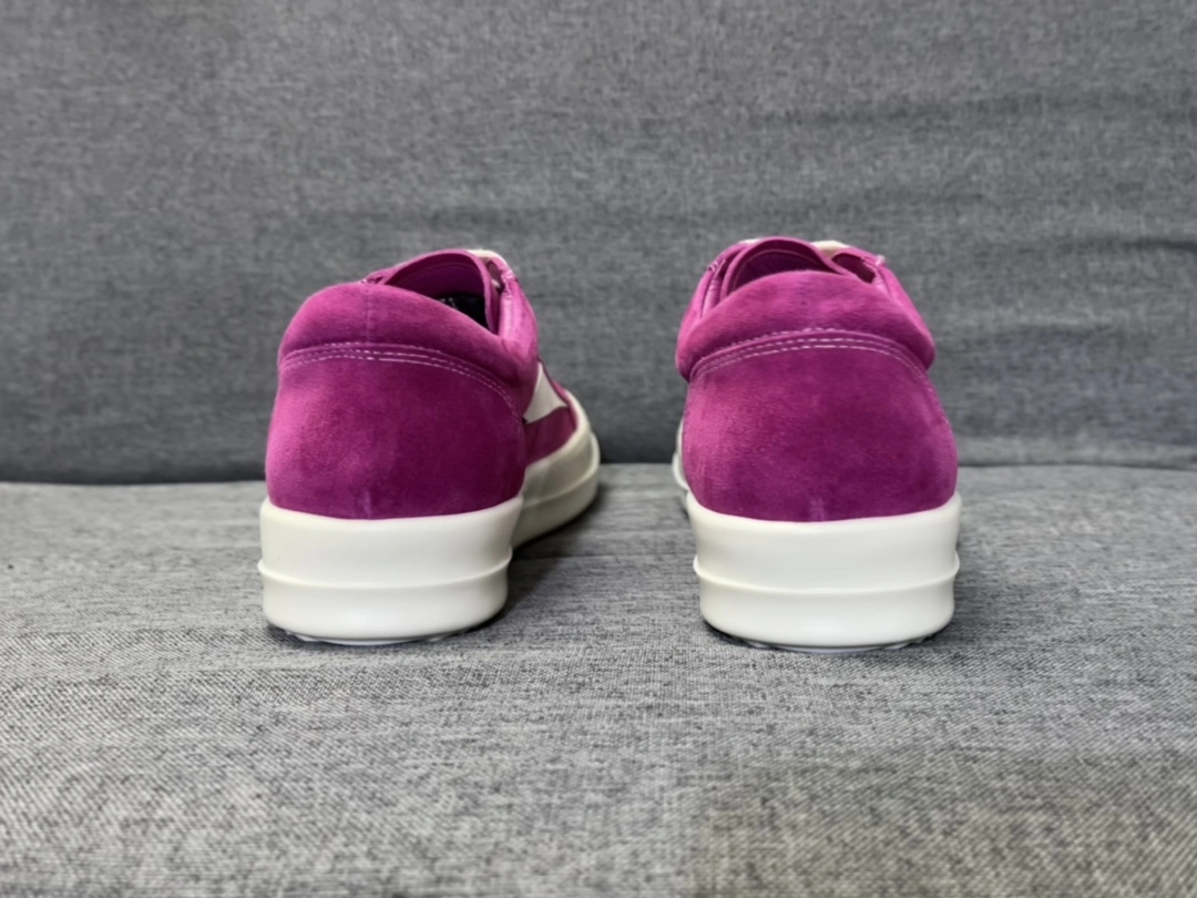 Original Men Women R*ick O*wens LOW Leather Top Sneaker CP 20230612- 5368
