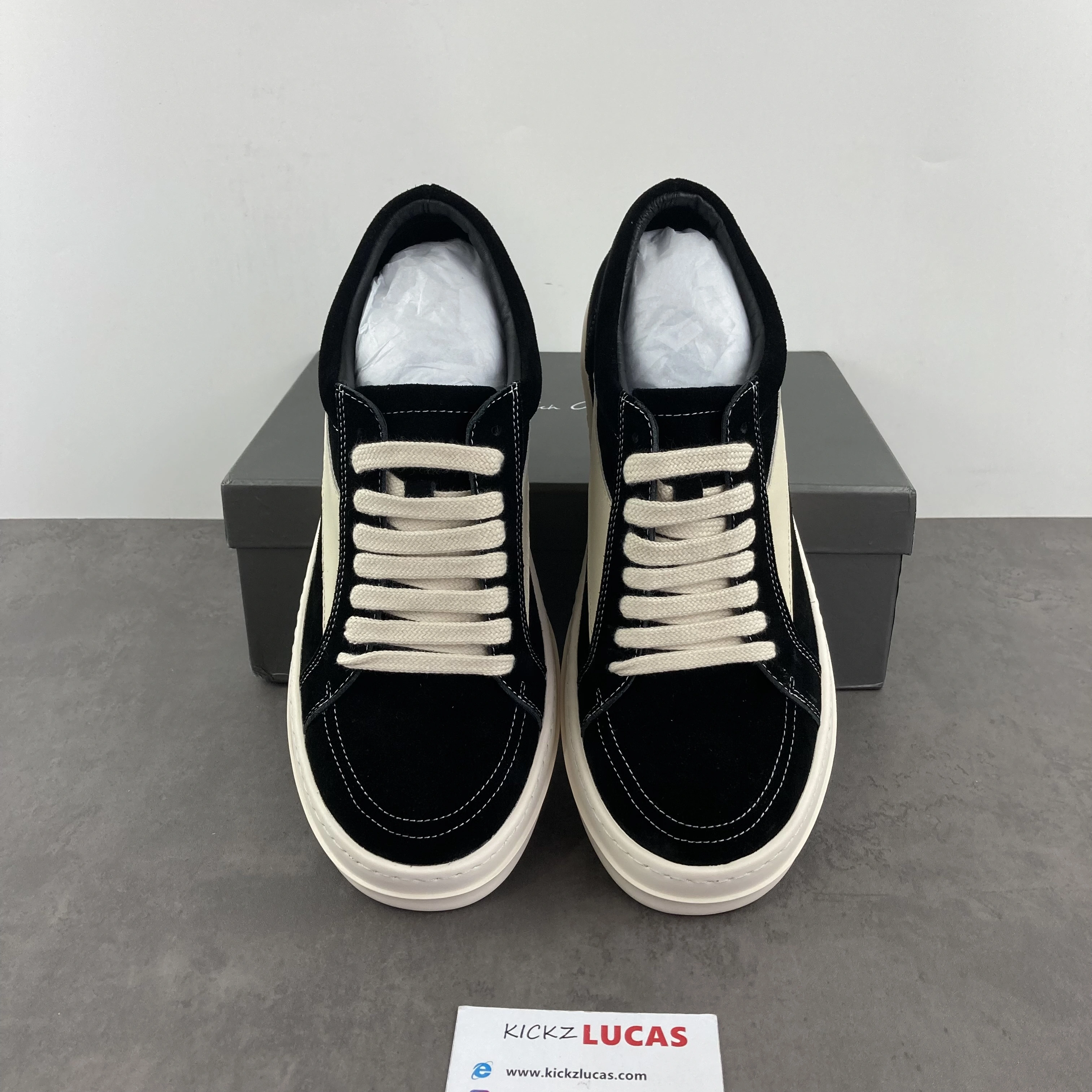 Men Women R*ick O*wens LOW Leather Top Sneaker CP 20231001- HighPerformance 5365