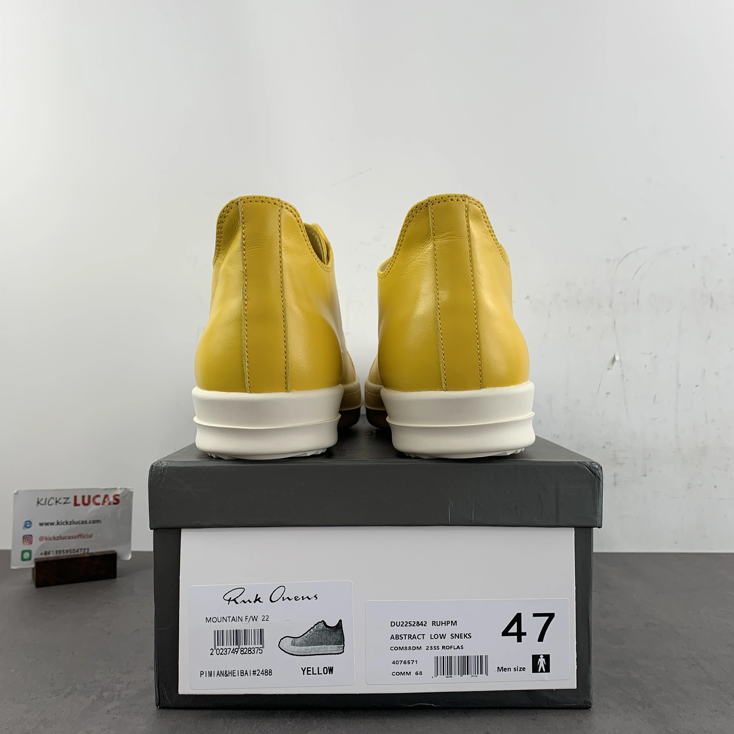 Men Women R*ick O*wens LOW Leather Top Sneaker CP 20240516- Unisex 5359