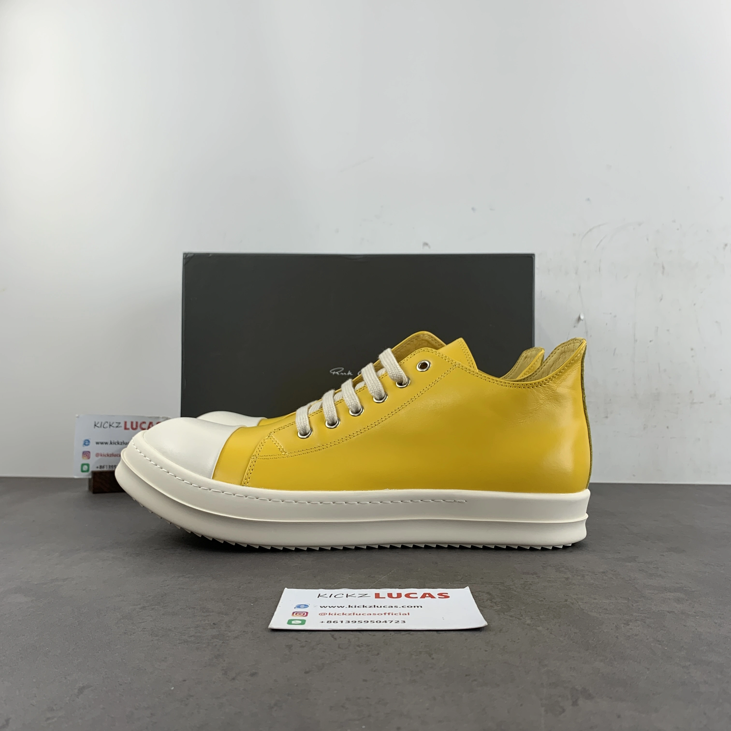 Men Women R*ick O*wens LOW Leather Top Sneaker CP 20240516- Unisex 5359