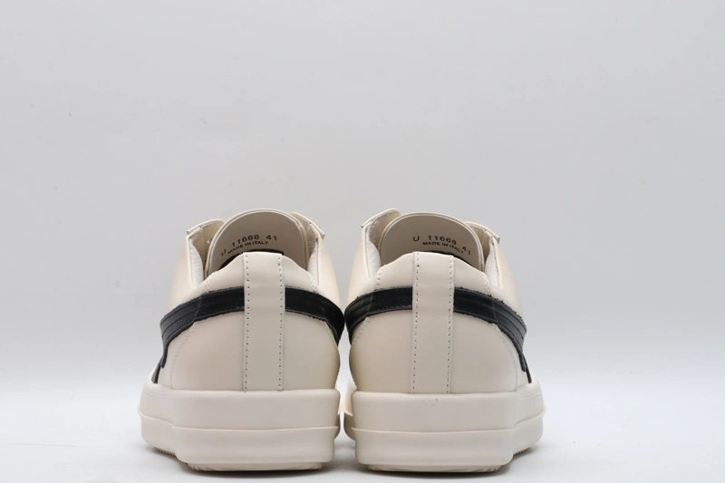 Men Women R*ick O*wens LOW Leather Top Sneaker KK221230- EasyCare 5392