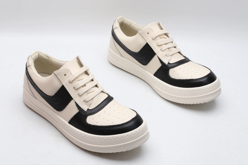 Men Women R*ick O*wens LOW Leather Top Sneaker KK221230- EasyCare 5392