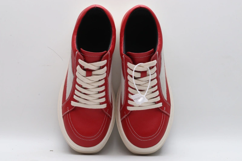Resilient Men Women R*ick O*wens LOW Leather Top Sneaker KK221230- 5397