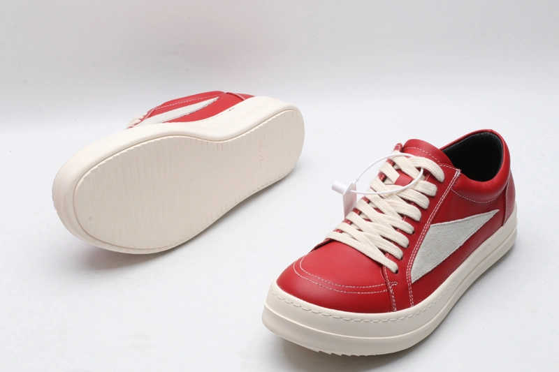 Resilient Men Women R*ick O*wens LOW Leather Top Sneaker KK221230- 5397