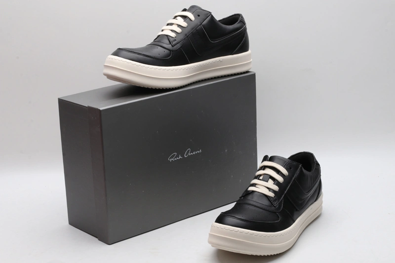 Men Women R*ick O*wens LOW Leather Top Sneaker KK221230- Resilient 5394