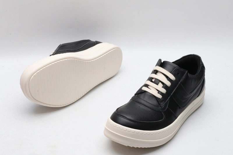 Men Women R*ick O*wens LOW Leather Top Sneaker KK221230- Resilient 5394