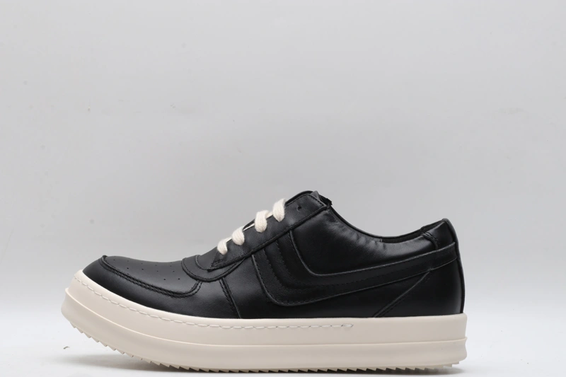 Men Women R*ick O*wens LOW Leather Top Sneaker KK221230- Resilient 5394