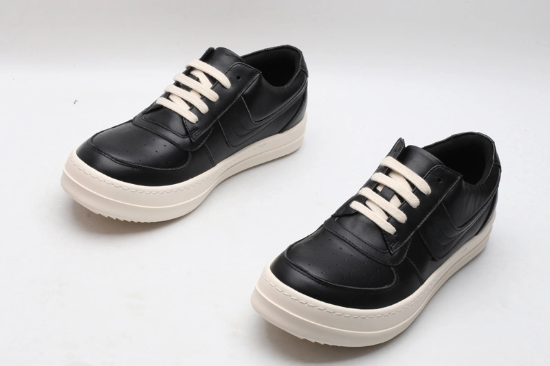 Men Women R*ick O*wens LOW Leather Top Sneaker KK221230- Resilient 5394