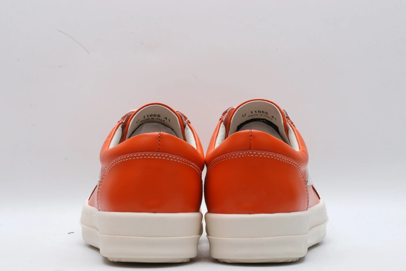 Unique Men Women R*ick O*wens LOW Leather Top Sneaker KK221230- 5393