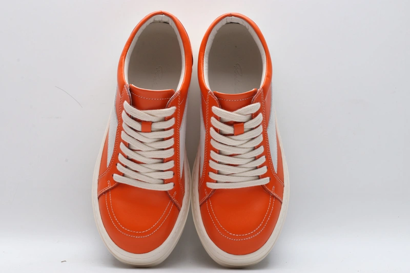 Unique Men Women R*ick O*wens LOW Leather Top Sneaker KK221230- 5393