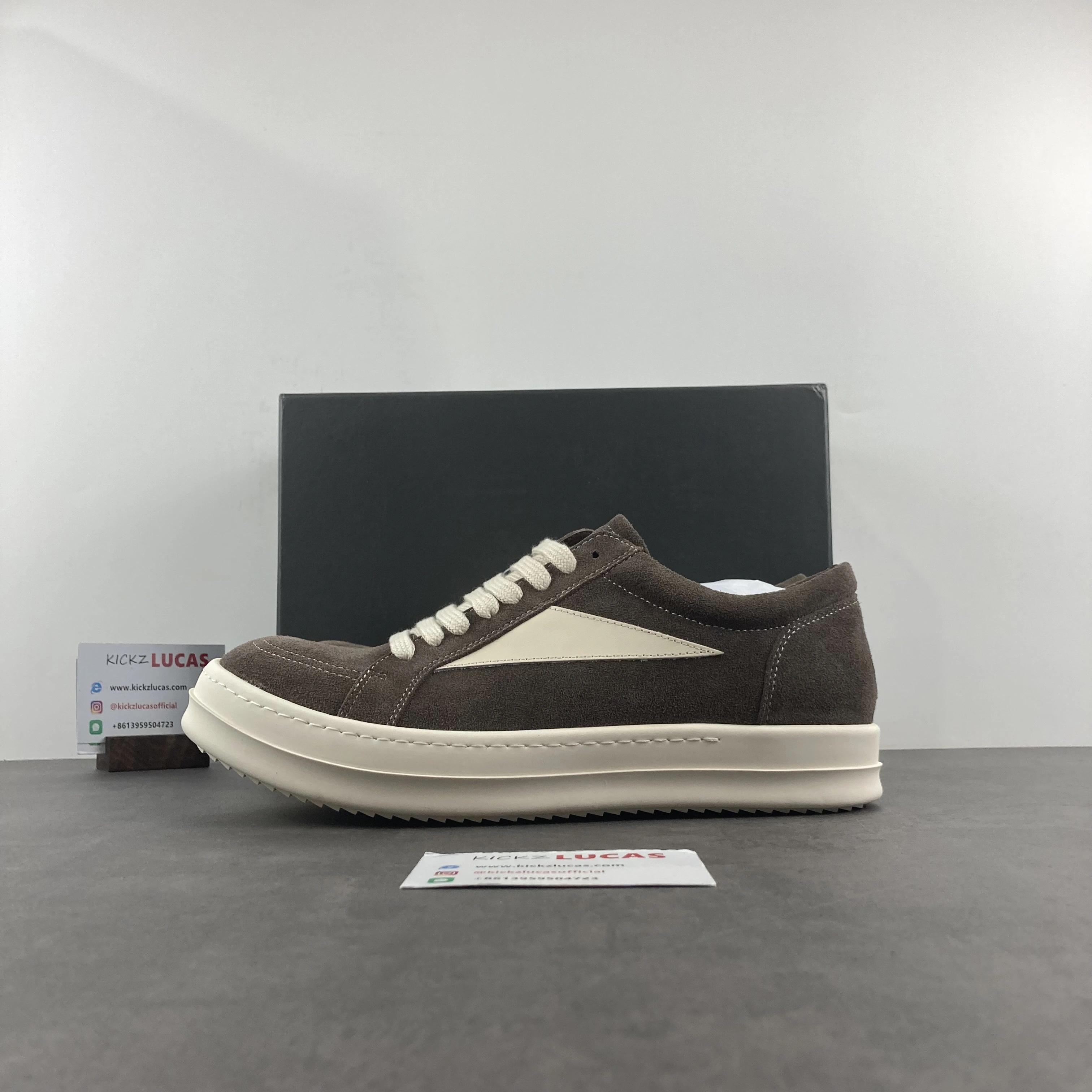 Men Women R*ick O*wens LOW Suede Top Sneaker KK221230- WaterResistant 5396
