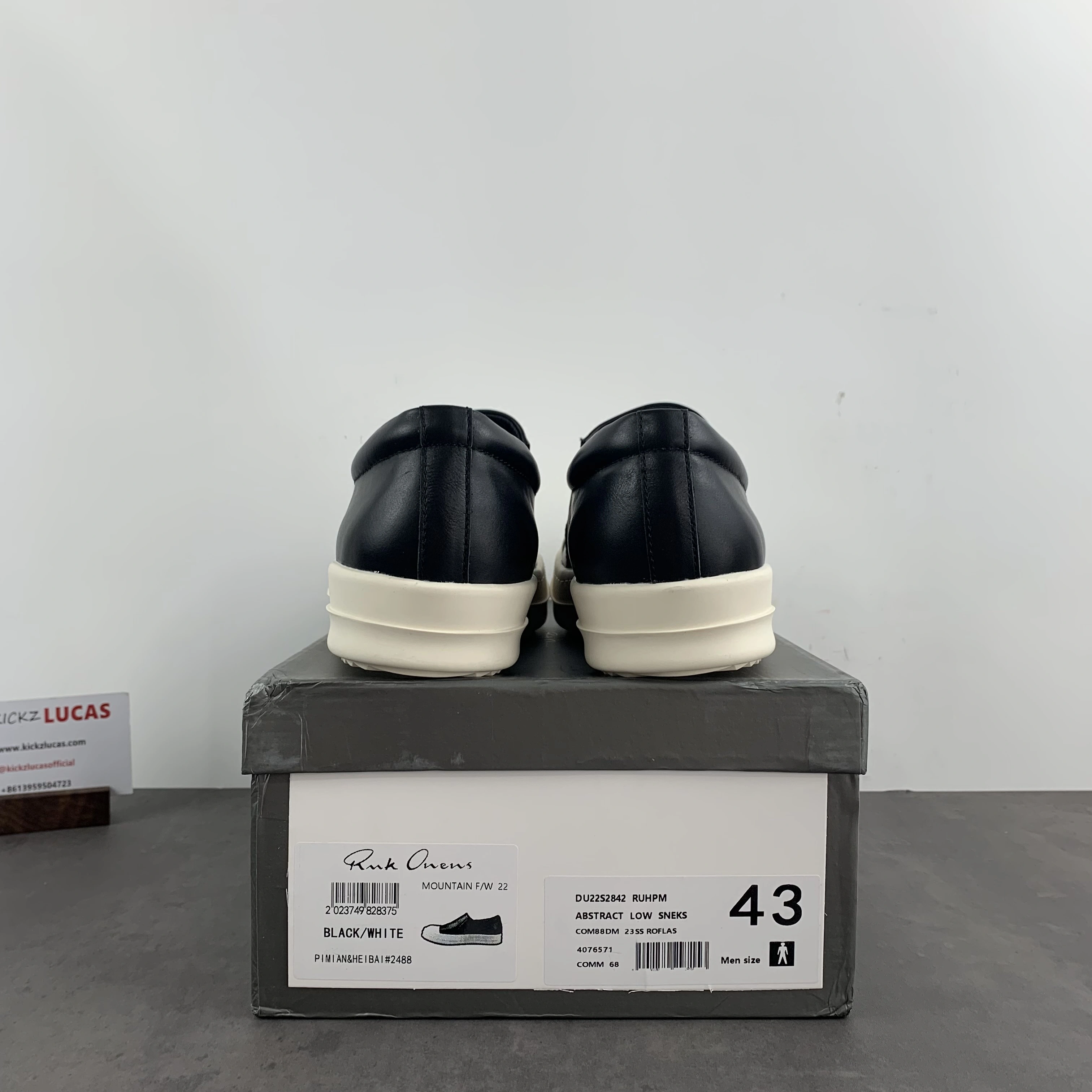 Men Women R*ick O*wens Top Sneaker 220829- Minimalist 5419
